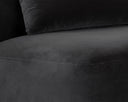 Shadow Grey Chair Soraya Swivel Armless by Matho Sun, view 6