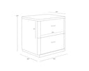 Black Nightstand Etienne by Matho Sun, view 8