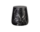 Marble Look Black End Table Aries by Matho Sun, view 2