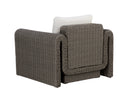 Grey Louis Cream Armchair Tibi by Matho Sun, view 4