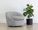 Husky Grey Lounge Chair Bliss Swivel by Matho Sun, view 5