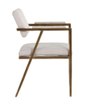 Beige Linen Dining Armchair Ventouz by Matho Sun, view 2