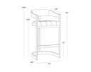 Cantina Black Barstool Beaumont by Matho Sun