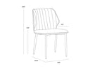 Bravo Black Dining Chairs set of 2 Clinton by Matho Sun, view 7