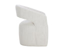Merino Pearl Dining Armchair Lloret Wheeled by Matho Sun, view 3