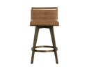 Milliken Cognac Counter Stool Arizona Swivel by Matho Sun, view 2