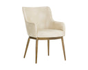 Bravo Cream Dining Armchair Franklin by Matho Sun