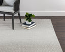 Grey / Ivory 9' X 12' Rug Ingrid Hand-Knotted by Matho Sun