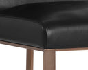 Antique Brass Cantina Black Dining Chair Dean by Matho Sun, view 4