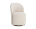 Effie Linen Dining Chair Cavoli Swivel by Matho Sun