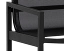 Black Dining Armchairs set of 2 Merano by Matho Sun, view 5