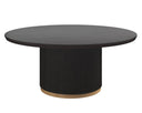 Round Charcoal 68" Dining Table Kalla by Matho Sun