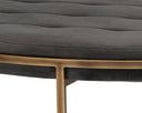 Round Piccolo Pebble Ottoman Ethel by Matho Sun, view 3