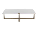 White Marble Coffee Table Cowell by Matho Sun, view 4