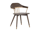 Distressed Brown Dining Armchair Demi by Matho Sun