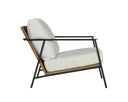 Stinson White Armchair Milan by Matho Sun, view 7