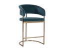Gold Danny Teal Counter Stool Marris by Matho Sun