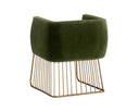 Forest Green Dining Armchair Gala by Matho Sun, view 4