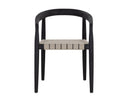 Charcoal Dining Armchair Cayman by Matho Sun, view 2