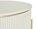 High Gloss Cream Coffee Table Paloma Lift Top by Matho Sun, view 5