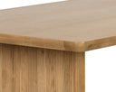 Rectangular Rustic Oak 96" Dining Table Kalla by Matho Sun, view 4
