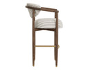 Antique Brown Gifford Script Barstool Sigrid by Matho Sun, view 3