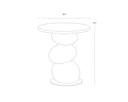 Medium Brown End Table Paplo by Matho Sun, view 6