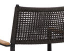 Black Dining Armchairs set of 2 Nava Stackable by Matho Sun, view 8
