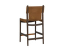 Nubuck Caramel Leather Counter Stool Argus by Matho Sun, view 4