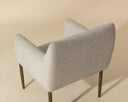 Santa Cruz Oatmeal Dining Armchair Olea by Matho Sun, view 8
