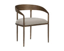 Zenith Taupe Grey Dining Armchair Zanatta by Matho Sun