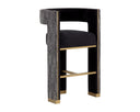 Abbington Black / Hobbes Night Barstool Adamina by Matho Sun