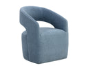 Danny Iceberg Dining Armchair Lloret Wheeled by Matho Sun