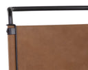 Cognac Leather Barstool Corrigan by Matho Sun, view 7