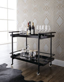 Black Bar Cart Livingston by Matho Sun, view 3