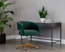 Deep Green Sky Office Chair Claren by Matho Sun, view 5