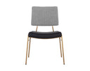 Gold Nightfall Black / Chacha Grey Dining Chair Brinley by Matho Sun, view 2