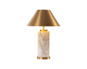 Caramel Cream Marble Table Lamp Cilla by Matho Sun, view 2