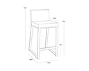 White Counter Stool Architect by Matho Sun, view 4