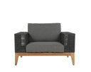 Gracebay Grey Armchair Salerno by Matho Sun, view 2