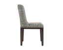 Grey Oak Naya Check Black Dining Chair Elisa by Matho Sun, view 3