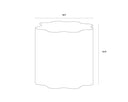 Gold Ombre End Table Dahlia by Matho Sun, view 8