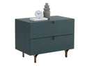 Large Teal Nightstand Celine by Matho Sun