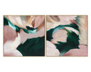 48" X 48" Gold Floater Frame Nature Wild Ones (Set Of 2) by Matho Sun
