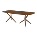 Utah - Modern Walnut Rectangular Dining Table
