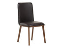 Darley - Transitional Grey Velvet Dining Chair Set of 2