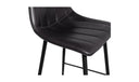 Alibi Counter Stool Matte Black - Set Of Two