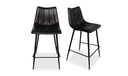 Alibi Counter Stool Matte Black - Set Of Two
