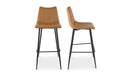 Alibi Bar Stool Tan - Set Of Two
