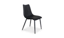 Alibi Dining Chair Matte Black - Set Of Two